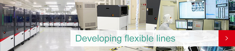 Developing flexible lines